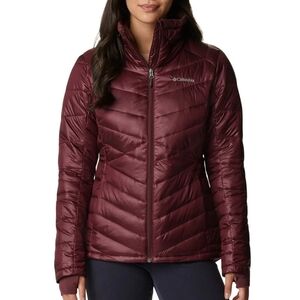 NWT Women's Columbia Joy Peak Omni-Heat Burgundy SIZE XXL PUFFER Jacket